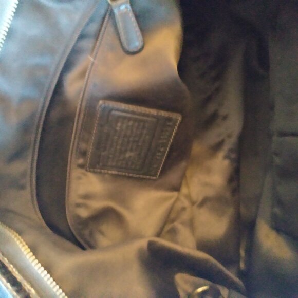 COACH brown leather shoulder bag 11009 - Picture 7 of 10